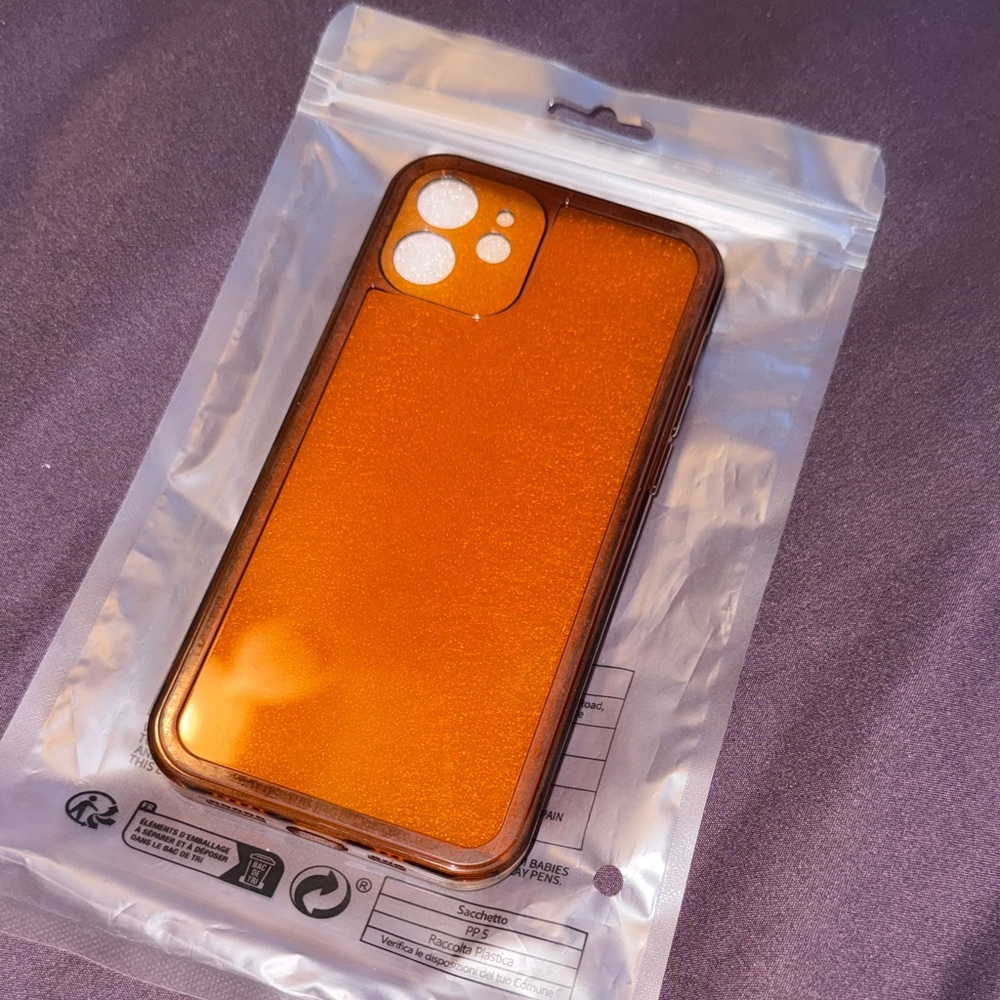 Orange brown jelly Phone Case